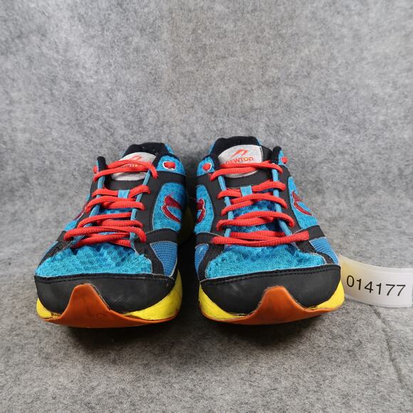 Newton Running Shoes Mens 9 Athletic Motion Trainer Sneaker Mesh Blue Yellow - Picture 2 of 13